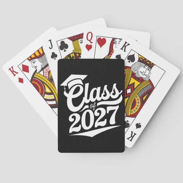 Baralho Classe De Formando De Graduação 2027 (Verso)