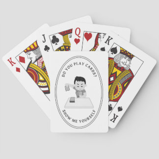 Baralho Classic playing cards with a funny back