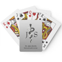 Clássico Asclepius Noble Medical Elegant Black Whi