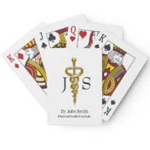 Clássico Asclepius Noble Medical Elegante Dourado 