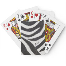 Clássico de Monogramas iniciais de Zebra Design le