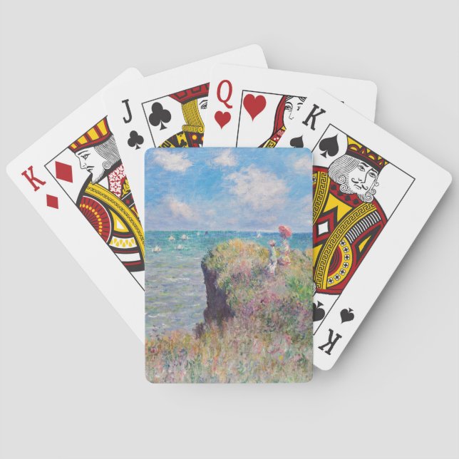 Baralho Claude Monet - Cliff Walk em Pourville (Verso)