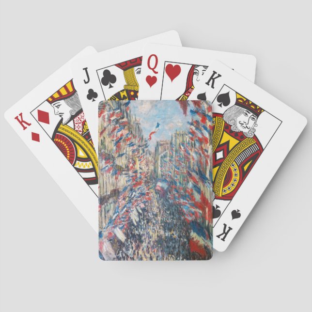 Baralho Claude Monet - La Rue Montorgueil - Paris (Verso)