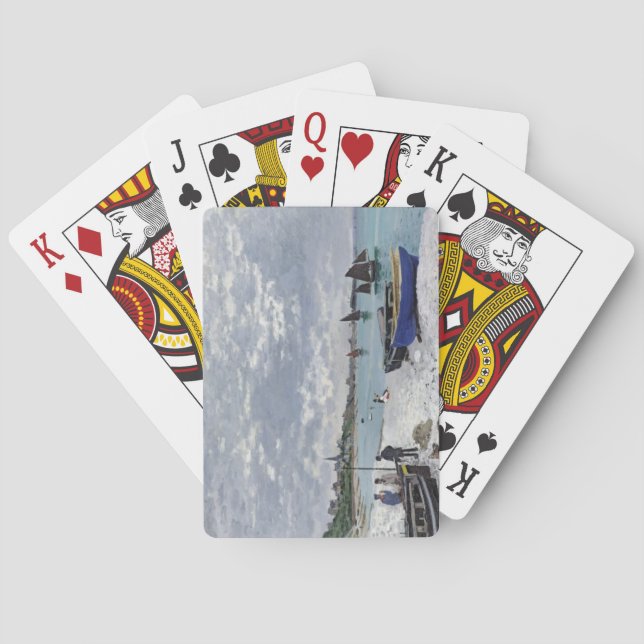 Baralho Claude Monet | Praia de Sainte-Adresse (Verso)