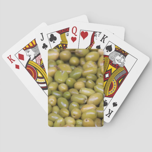 Baralho Close Up Of Green Olives (Verso)