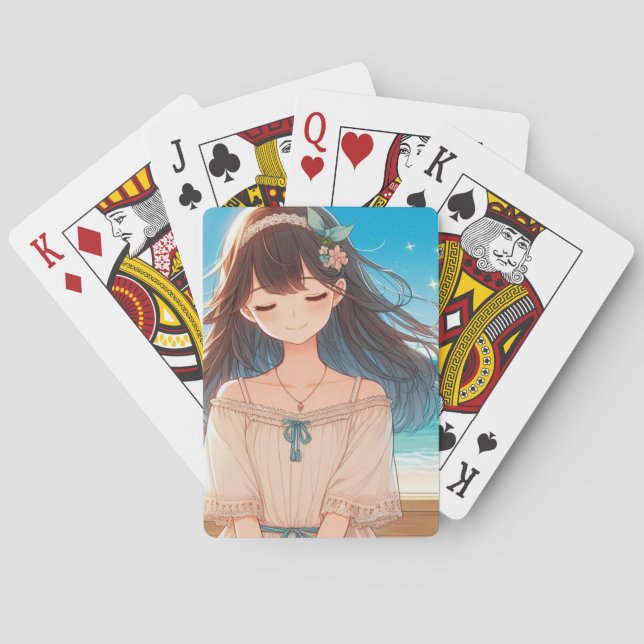 Baralho Closed Eyes Girl (Verso)