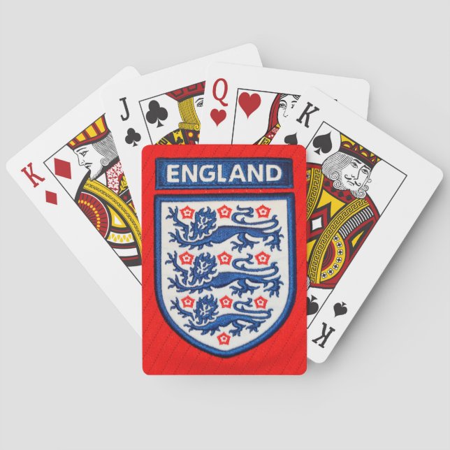 Baralho clube de futebol internacional da Inglaterra (Verso)