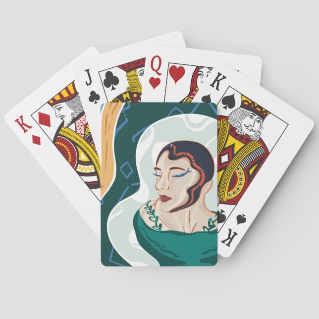 Baralho Cobra de mulher - Lady Cobra (Verso)