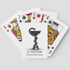 Baralho Cobra Médica Bowl Hygieia White Black Caduceus