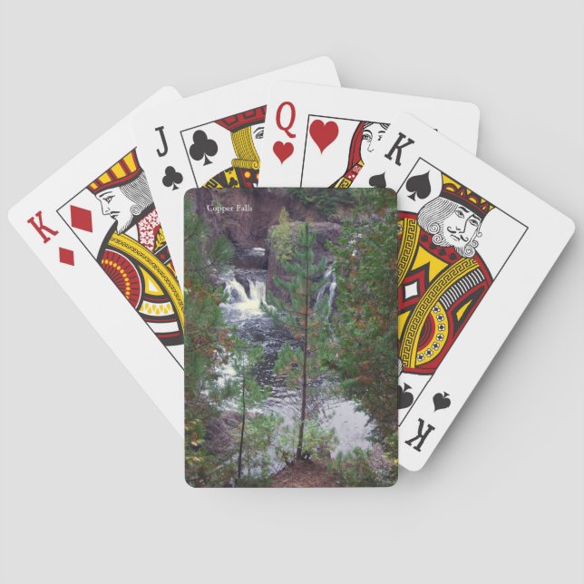 Baralho Cobre Cai cartas de jogar (Verso)