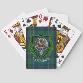 Baralho Cockburn Scottish Clan Tartan & Crest