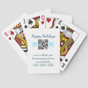 Baralho código QR personalizado simples adicione o texto d
