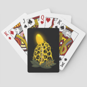 Baralho Cogumelo Amarelo Magro de Véu Bridal