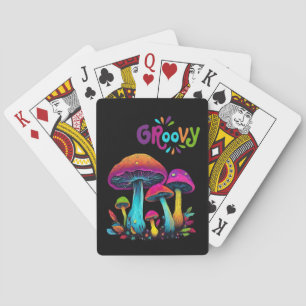 Baralho Cogumelos Psicodélicos Coloridos-