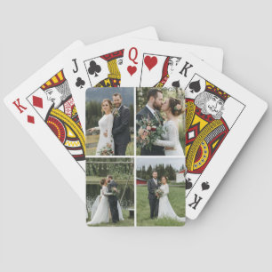 Baralho Colagem Personalizada de Quatro Fotografias