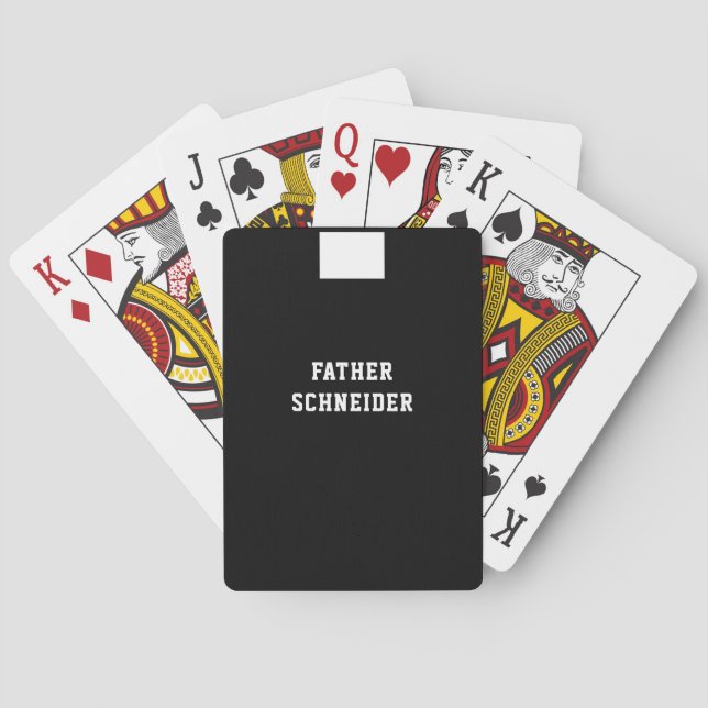 Baralho Colar Romano Tradicional do Padre Católico (Verso)