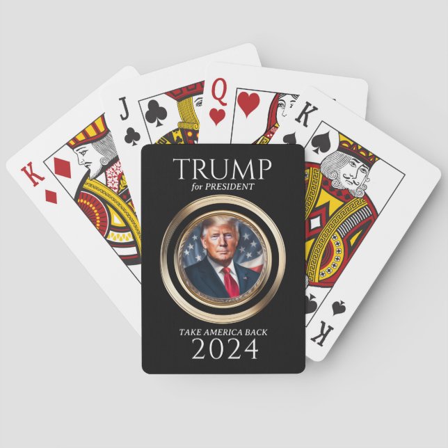 Baralho Coletivo da Campanha Donald Trump 2024 (Verso)