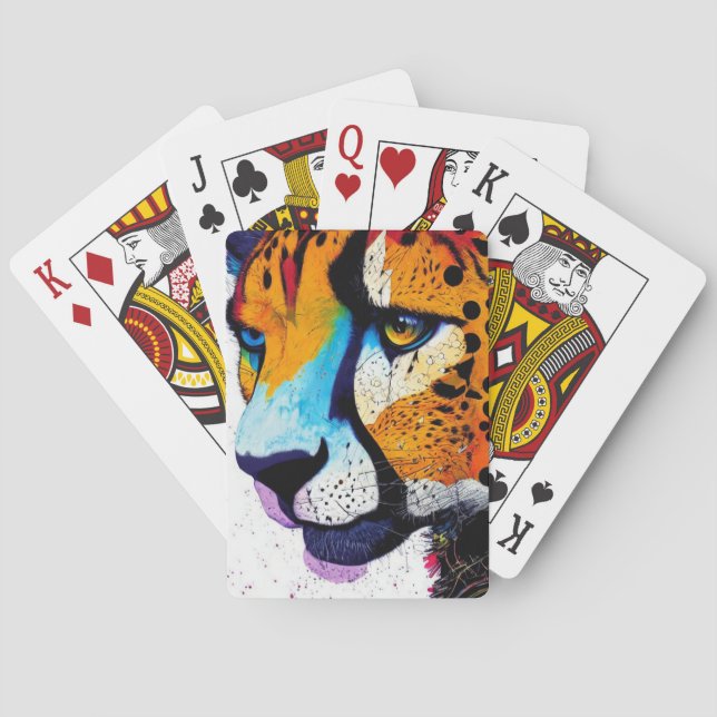 Baralho Colorful Cheetah (Verso)