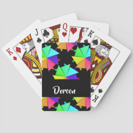 Baralho Colorful folded paper pattern