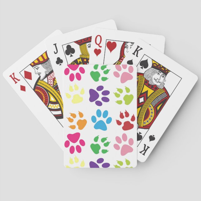 Baralho Colorida Canais de Cães (Verso)
