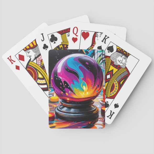 Baralho Colorida Crystal Ball (Verso)