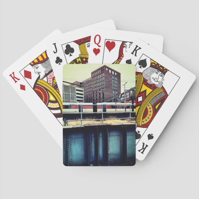 Baralho Comboio na estação (Verso)