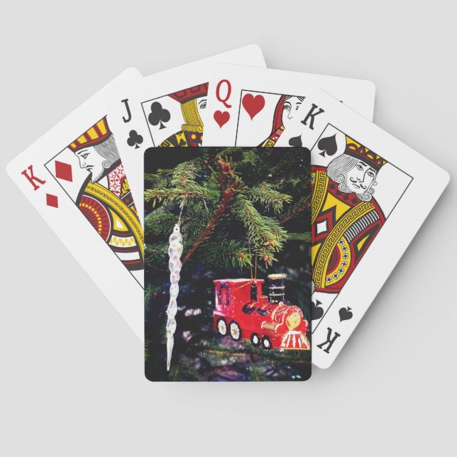 Baralho Comboio vermelho e gelo (Verso)