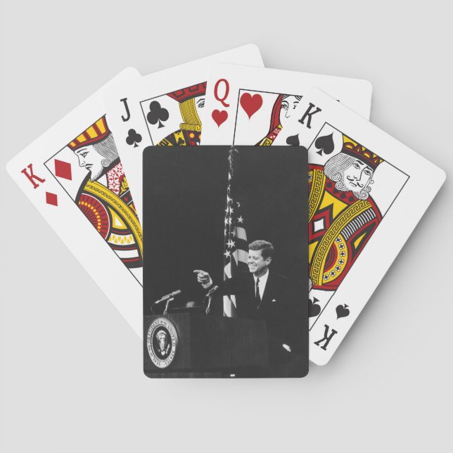 Baralho Conferência de John Kennedy 35º Presidente dos EUA (Verso)