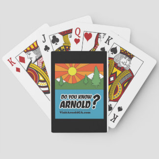Baralho Conhece O Arnold? VisitarCartões de Reprodução Arn