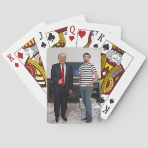 Baralho Conheceu o Presidente Donald Trump Adicione Sua F