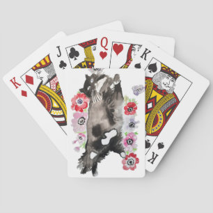 Baralho Conjunto de Cartões de Jogar Aquarelas de Tuxedo C