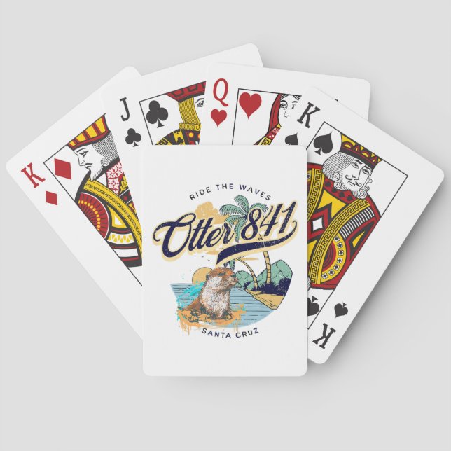Baralho Conselho de Surf 841 surfing Otter 841 California (Verso)