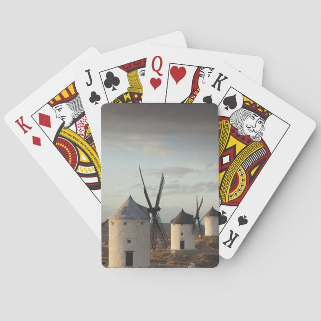 Baralho Consuegra, antigos moinhos de vento de La Mancha (Verso)