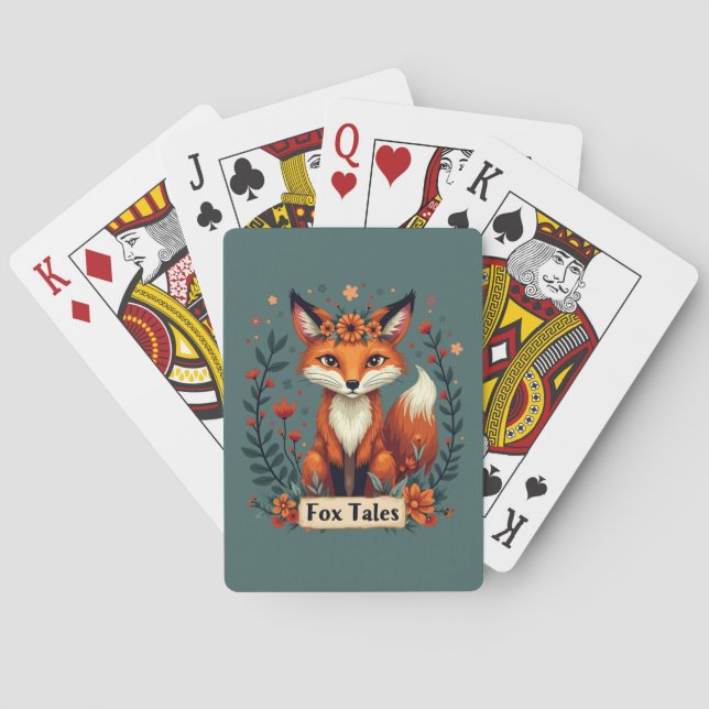 Baralho Contos da Raposa Boho Animais da Floresta (Verso)