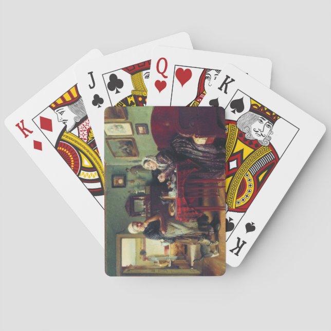 Baralho Conversação das Famílias (por Konstantin Makovsky) (Verso)