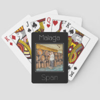 Cor da água poster de viagens da Espanha de Málaga