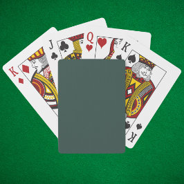 Baralho Cor Sólida Verde Caçadora