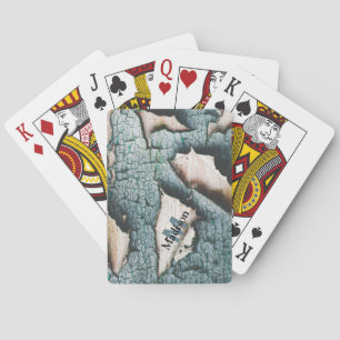 Baralho Cor verde-clara, azul-russa, cor verde, cor monogr