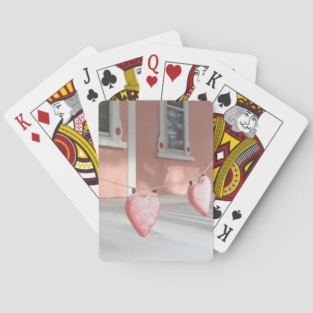 Baralho Corações de Pão-Gingerido em Neve - Vinha de Marth (Verso)