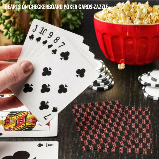 Baralho Corações no Quadro de Verificação (Criador carregado)