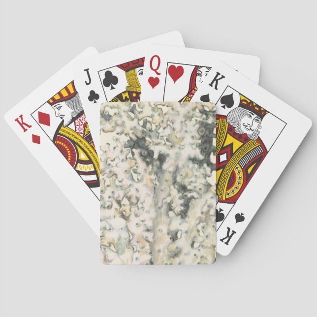 Baralho Coral de Aquarela Antiquada (Verso)