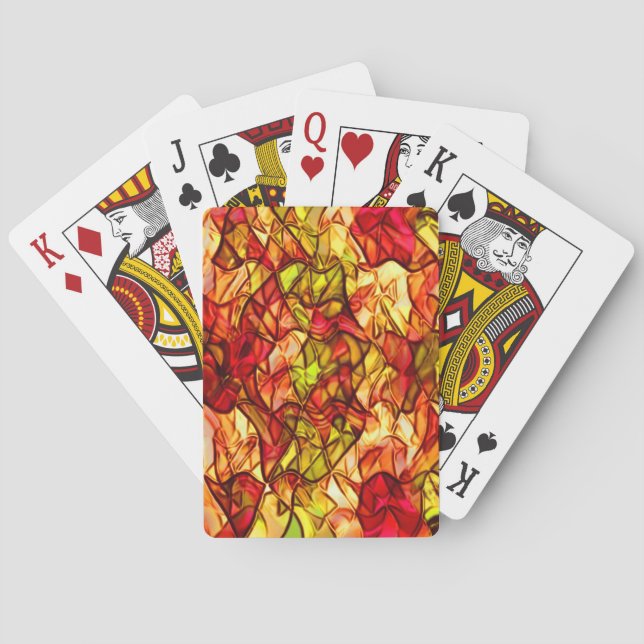 Baralho Cordas cruzadas escondidas sob um tecido de toldo  (Verso)