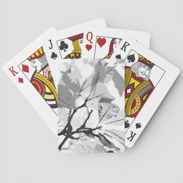 Baralho Cores do outono, folhas 2 (Verso)