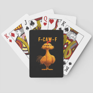Baralho Corvo Gótico F-Caw-F Humor Divertido