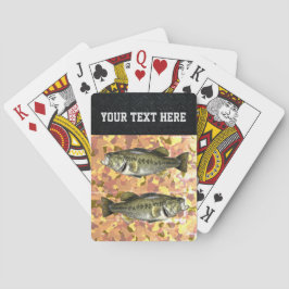 Baralho Costume Legal de pesca de Camo com Bass Largura