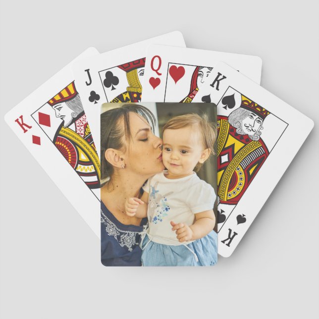 Baralho Costume, plataforma de cartão com fotos (Verso)