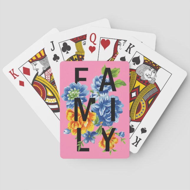 Baralho Cotação Família Floral (Verso)