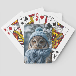 Baralho Cozy Whimsical Winter Wonderland Owl