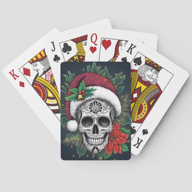 Baralho Cranio de Açúcar do Papai Noel (Verso)
