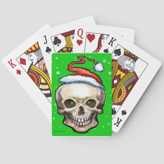 Baralho Crânio de Natal (Verso)